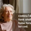 A senior woman smiling warmly while sitting in a comfortable armchair, sunlight streaming through a window. In the background, a subtle depiction of a Russian landscape (e.g., birch trees, a traditional house). The overall mood is positive and hopeful, suggesting financial security and well-being.
