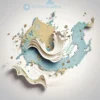 A stylized depiction of the Japanese Yen currency flowing away from a map of the United States and Europe, symbolizing capital outflow. The Yen should be rendered with a sense of movement, perhaps swirling or dissipating. The maps should be subtly visible, not dominating the image.